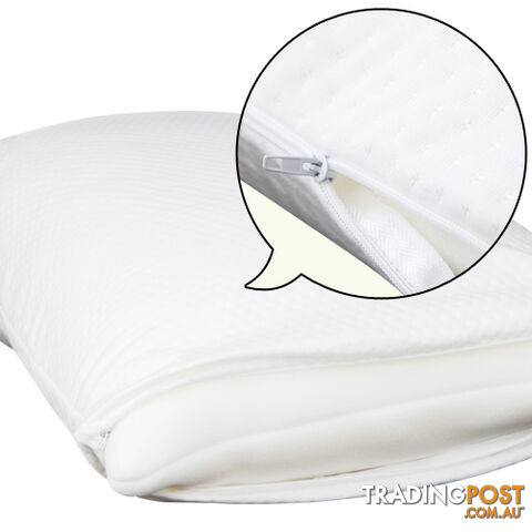 Set of 2 Deluxe Shredded Memory Foam Pillows