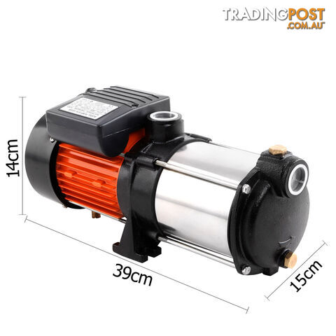 Multi Stage High Pressure Self Priming Water Pump 1000W 6600L/H - photo 2 of 8