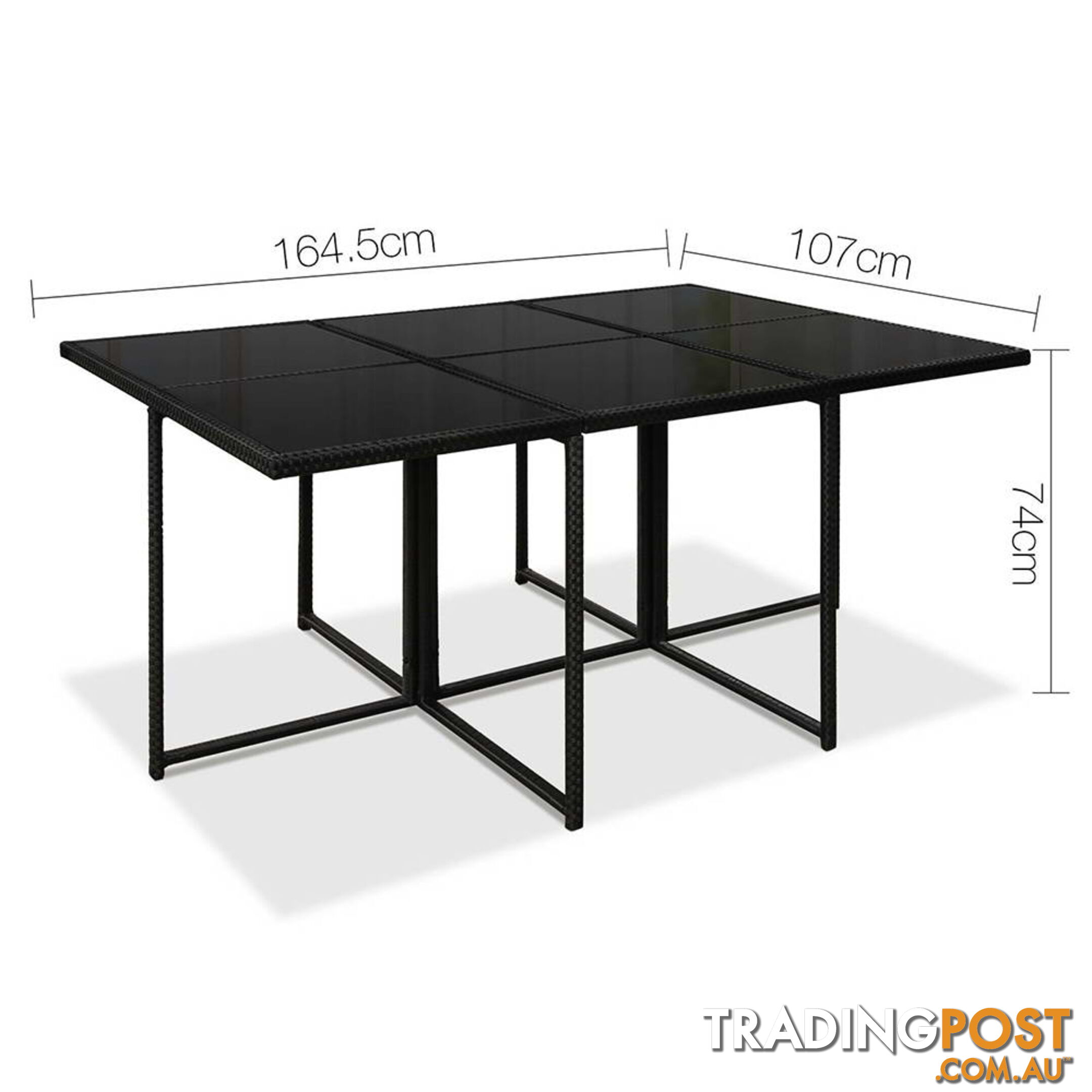 Capetown Dining 10 Seater Set _ÑÐ Black & Grey