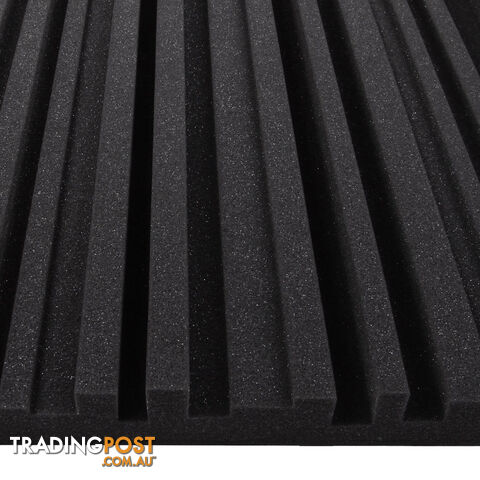 Set of 10 Studio Acoustic Foam Black