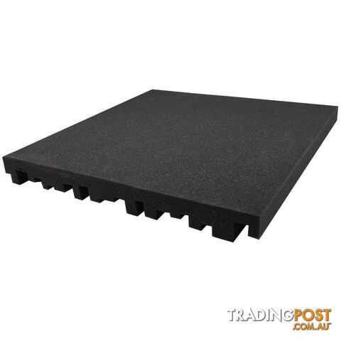 Set of 10 Studio Acoustic Foam Black