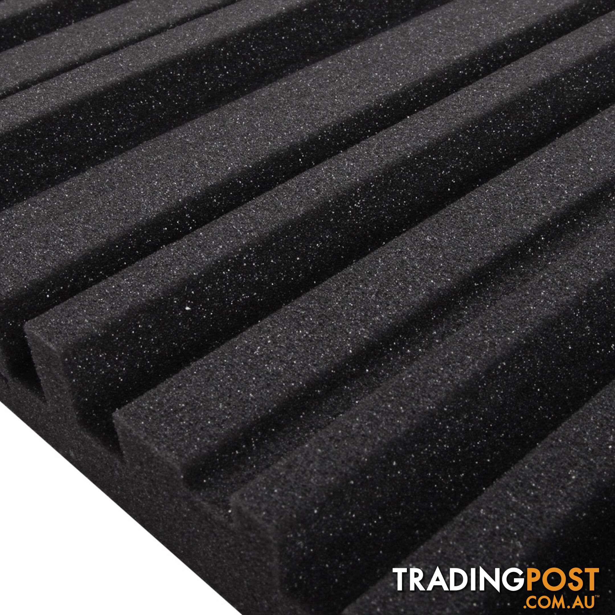 Set of 10 Studio Acoustic Foam Black