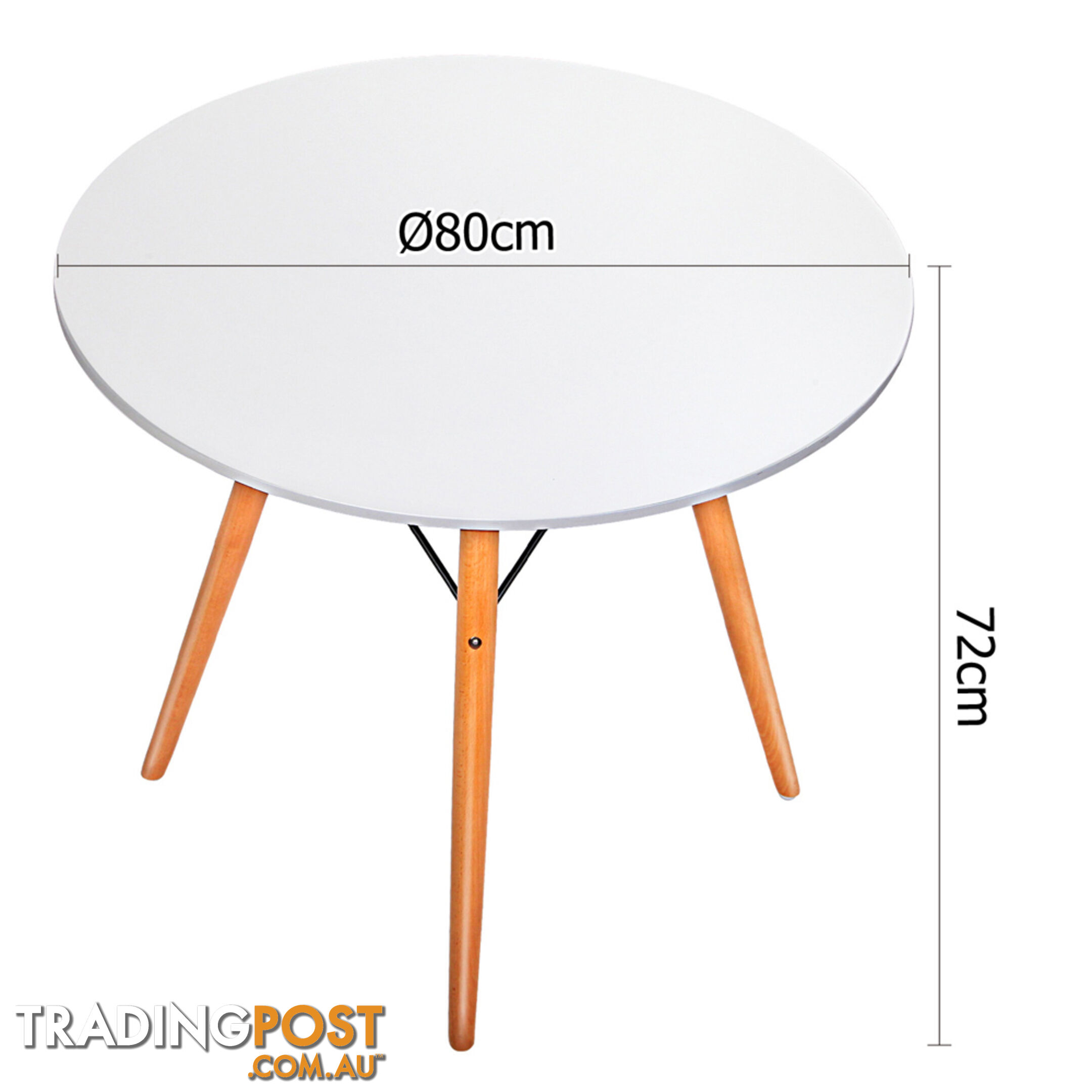 Replica Eames DSW Eiffel Dining Table White