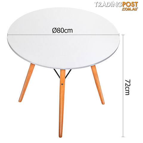 Replica Eames DSW Eiffel Dining Table White