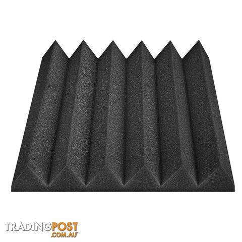 Set of 20 Studio Wedge Acoustic Foam Charcoal 30 x 30cm