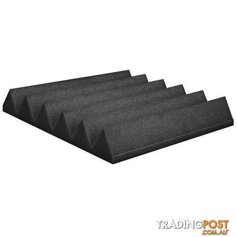 Set of 20 Studio Wedge Acoustic Foam Charcoal 30 x 30cm