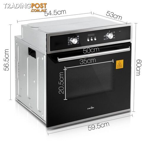 Built-in Electric Fan Forced Oven - 8 Functions