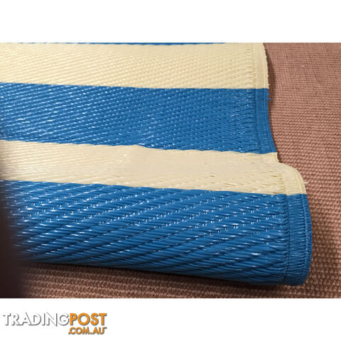 STRIPES Rug Blue & Cream 150x240cm - photo 2 of 2