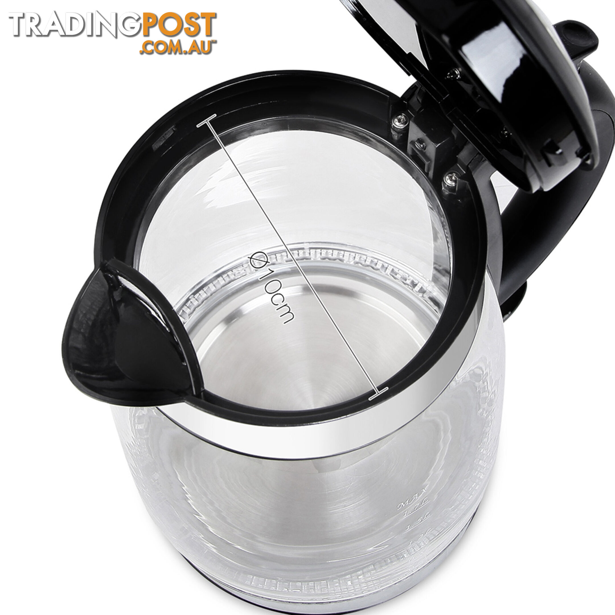 LED Cordless Glass Kettle _ÑÐ 1.7L