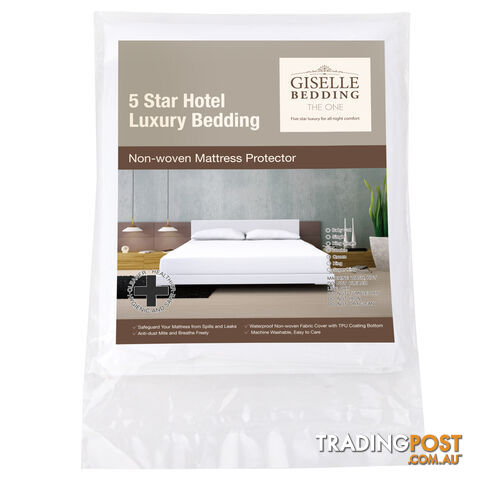 Waterproof Non-Woven Mattress Protector - King