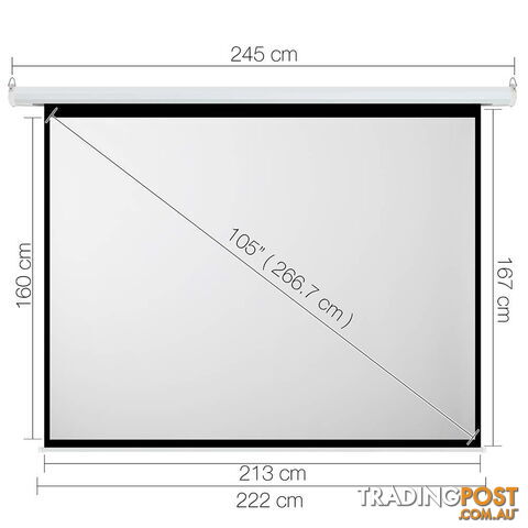 Electric Projector Screen - 266 cm - photo 2 of 9