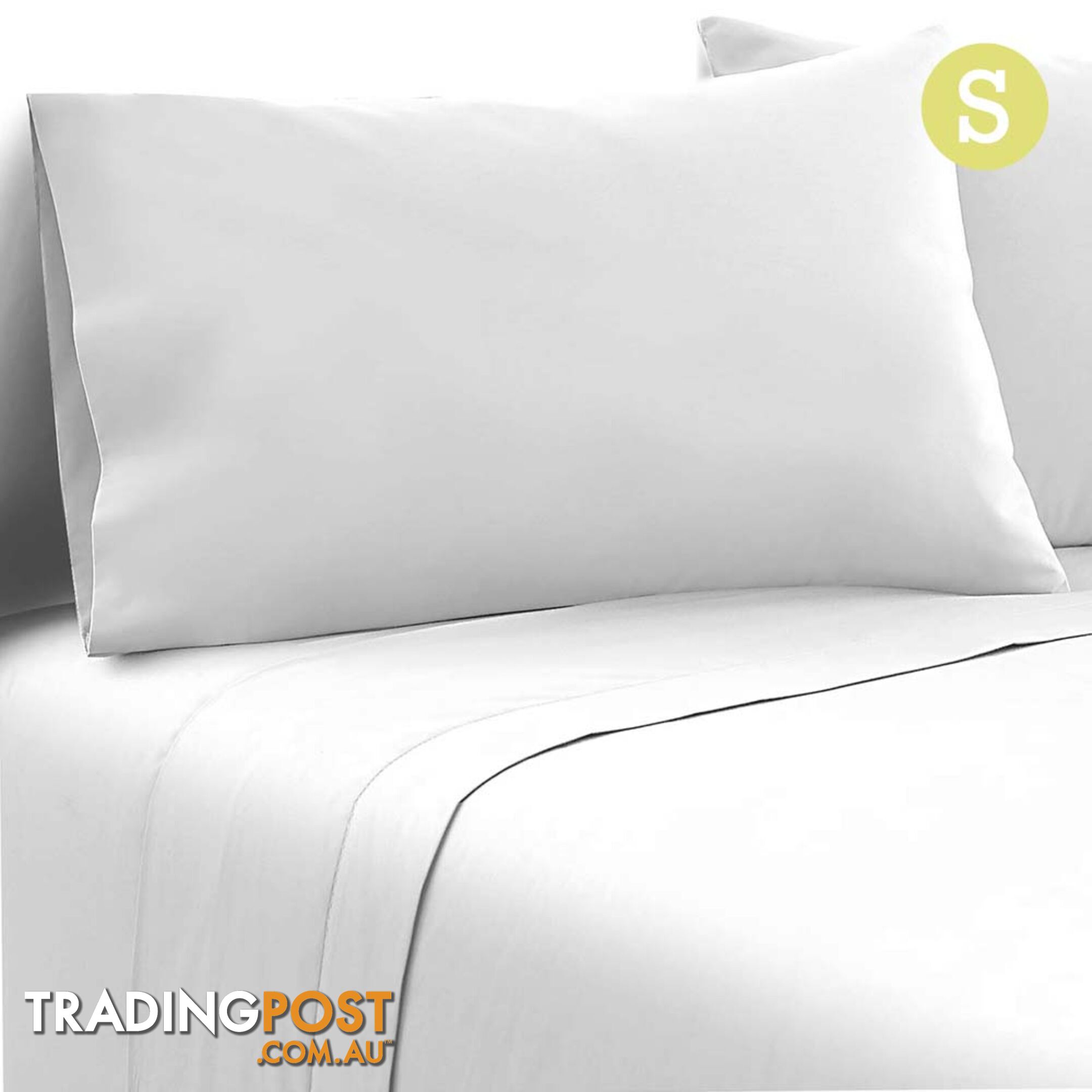 3 Piece Microfibre Sheet Set Single _ÑÐ White