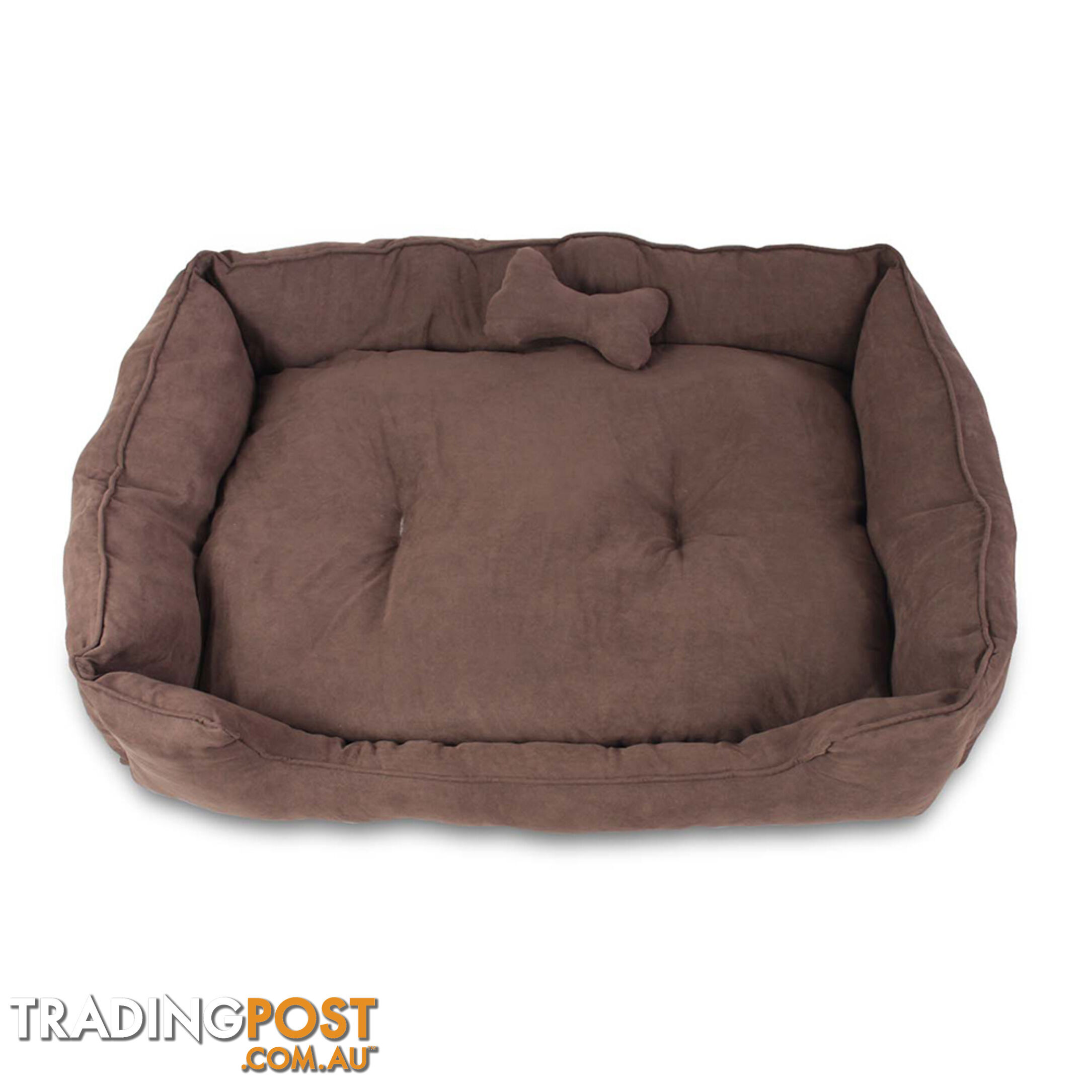 Faux Suede Washable Dog Bed - Medium