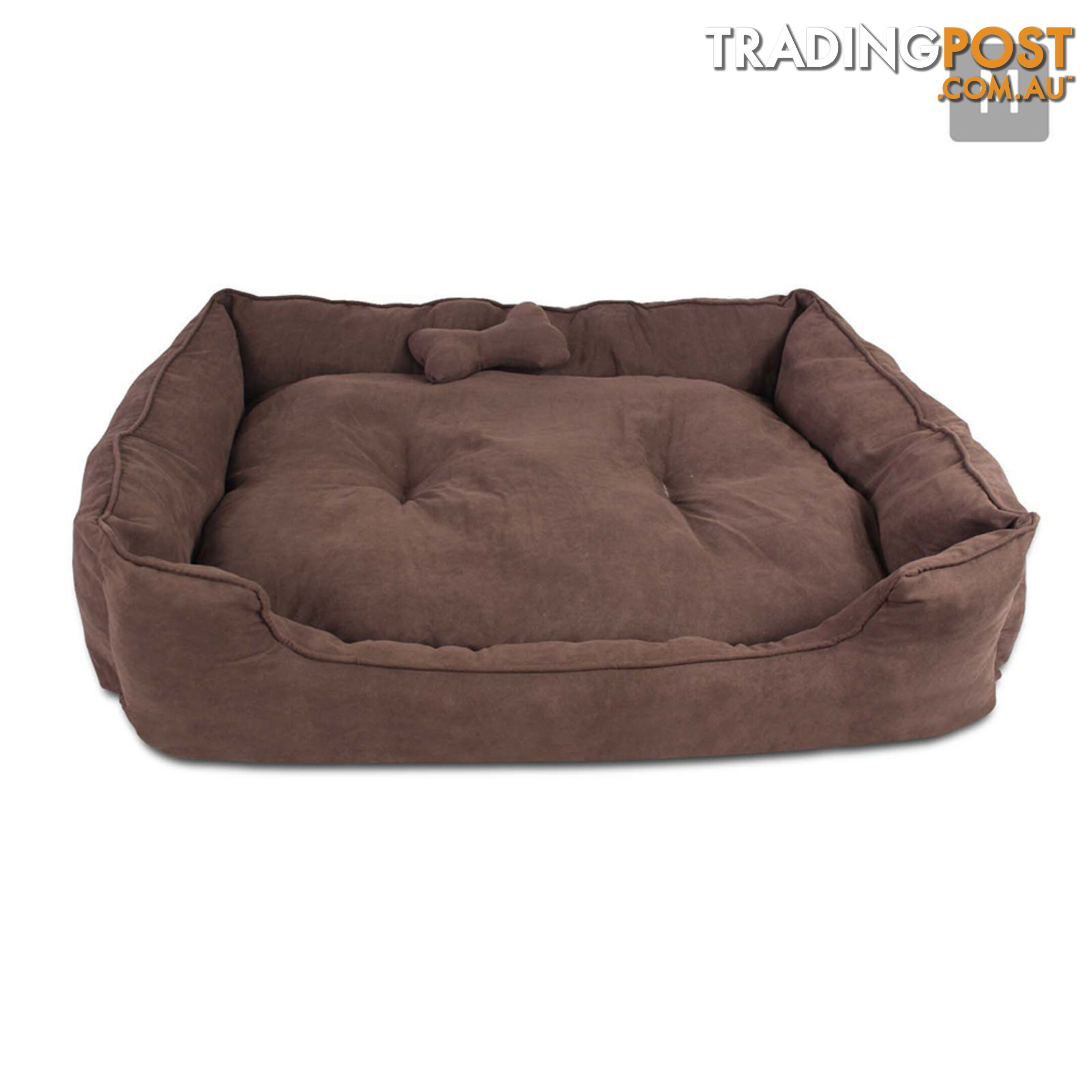 Faux Suede Washable Dog Bed - Medium