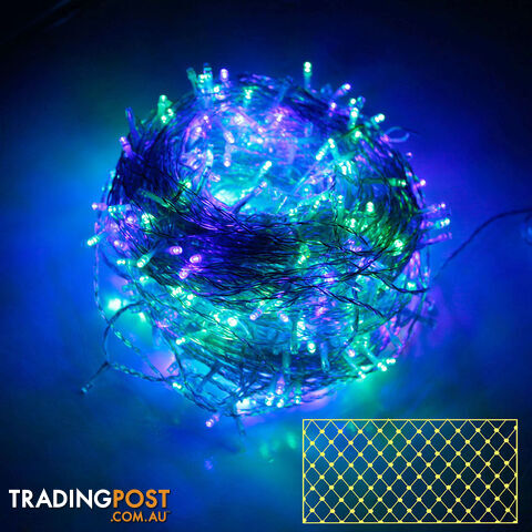 400 LED Christmas Net Lights Multi Colour