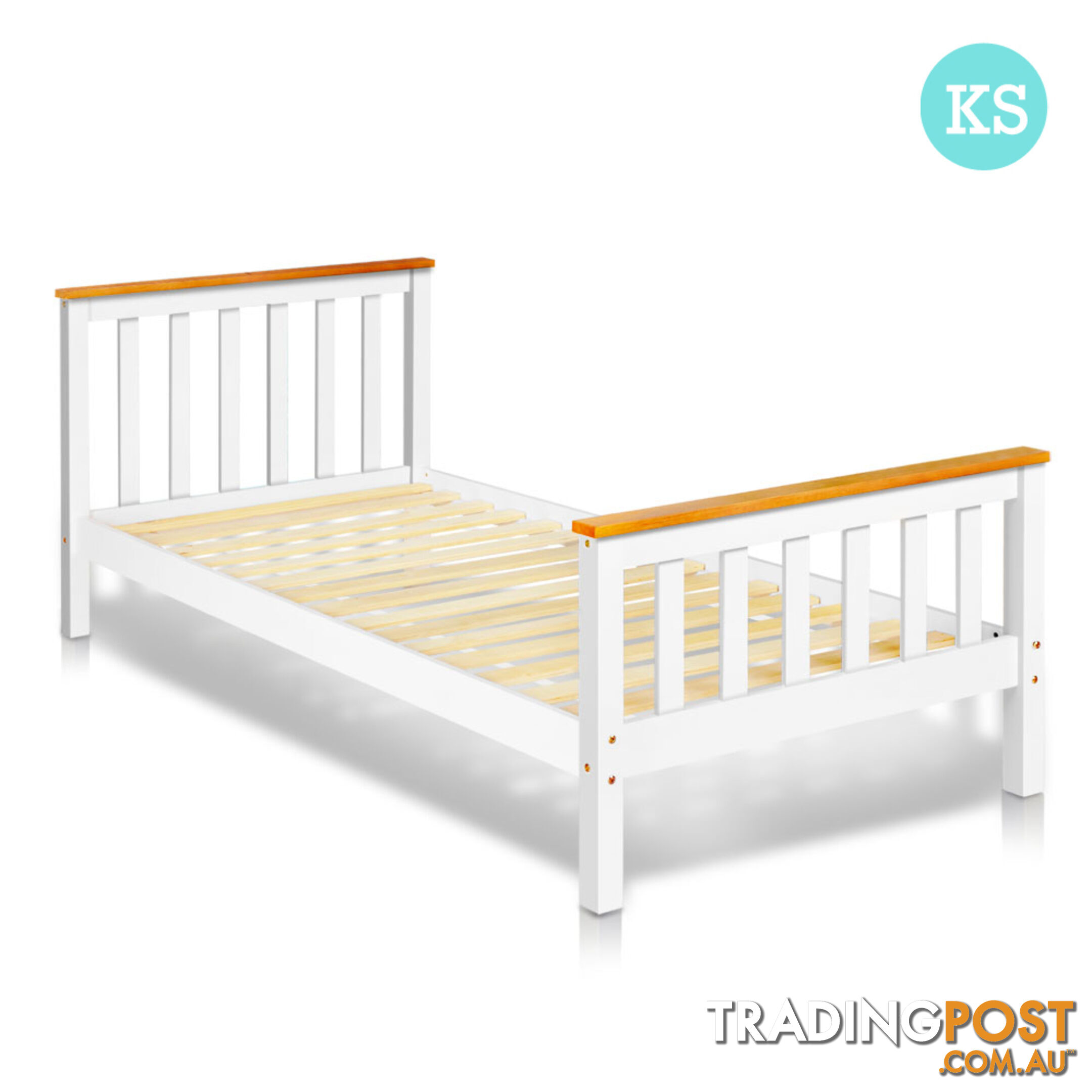 Pine Wood King Single Bed Frame