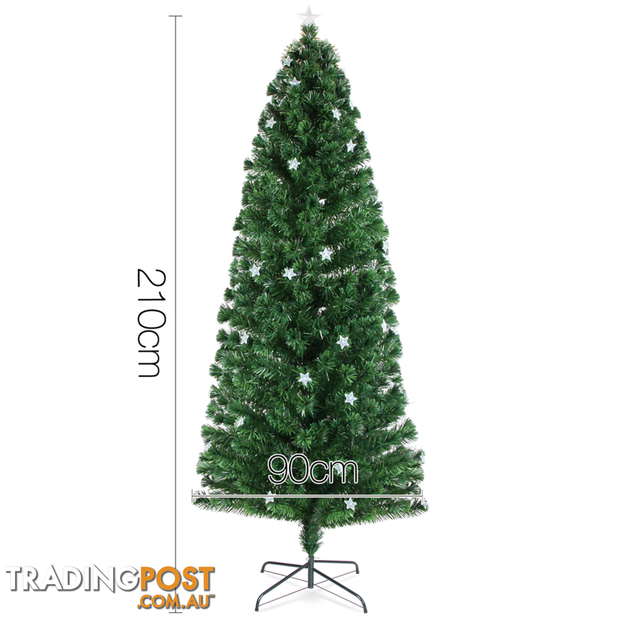 LED Christmas Tree 210CM Green