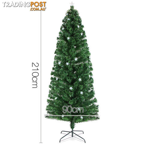 LED Christmas Tree 210CM Green