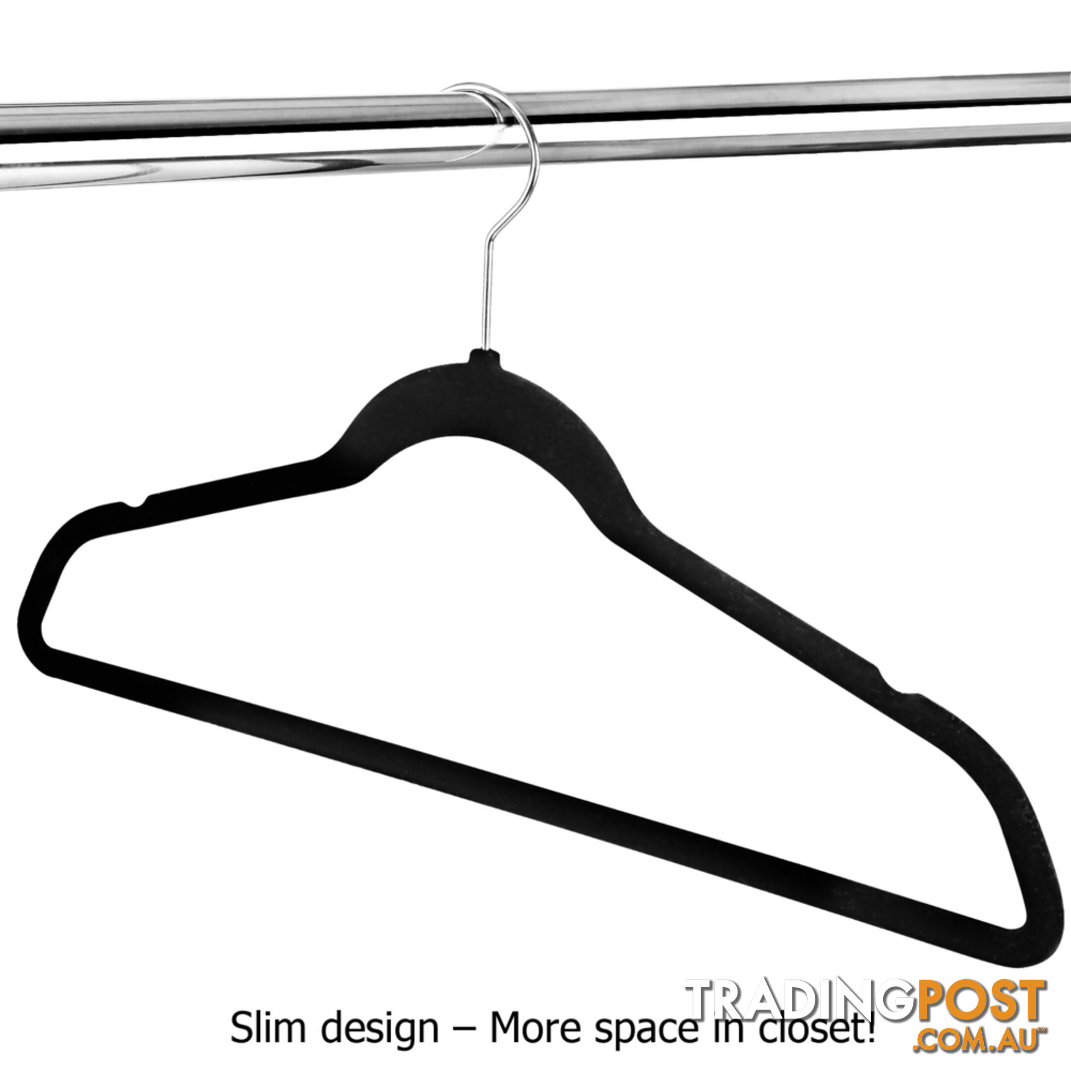 Set of 50 Velvet Coat Hangers