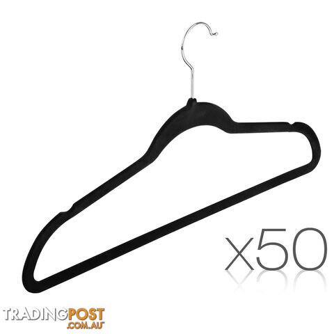 Set of 50 Velvet Coat Hangers