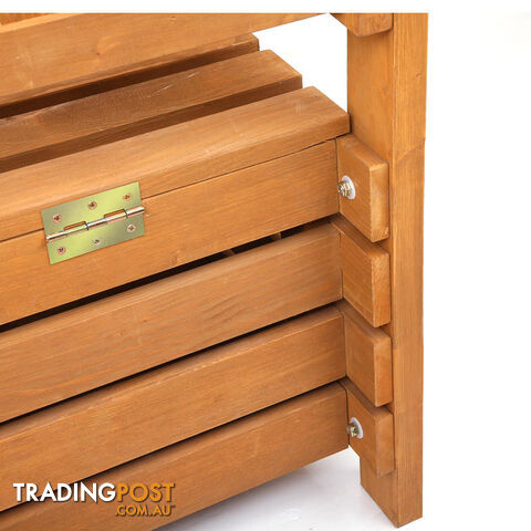 Wooden Outdoor Storage Bench