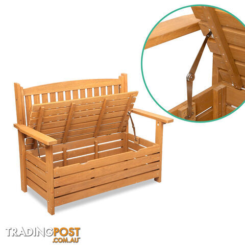 Wooden Outdoor Storage Bench