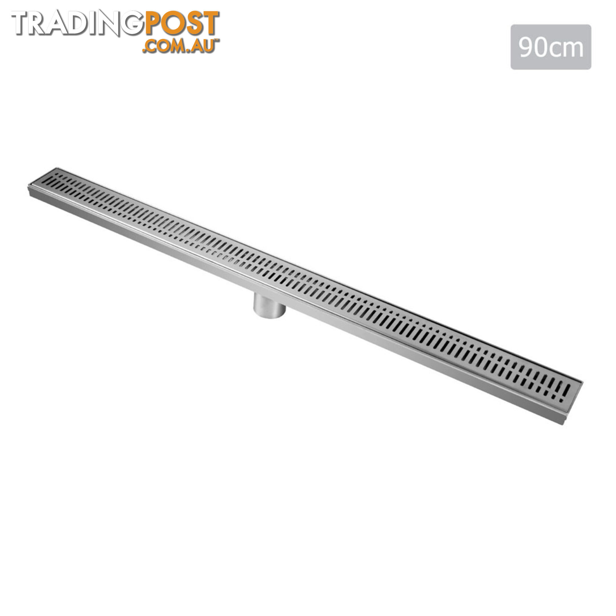 Wave Line Stainless Steel Shower Grate Drain Floor Bathroom 900mm