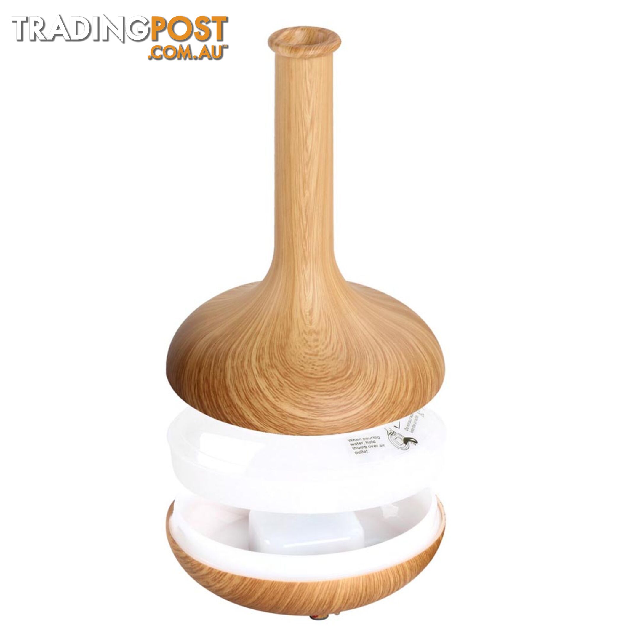 160ml 4-in-1 Aroma Diffuser Light Wood