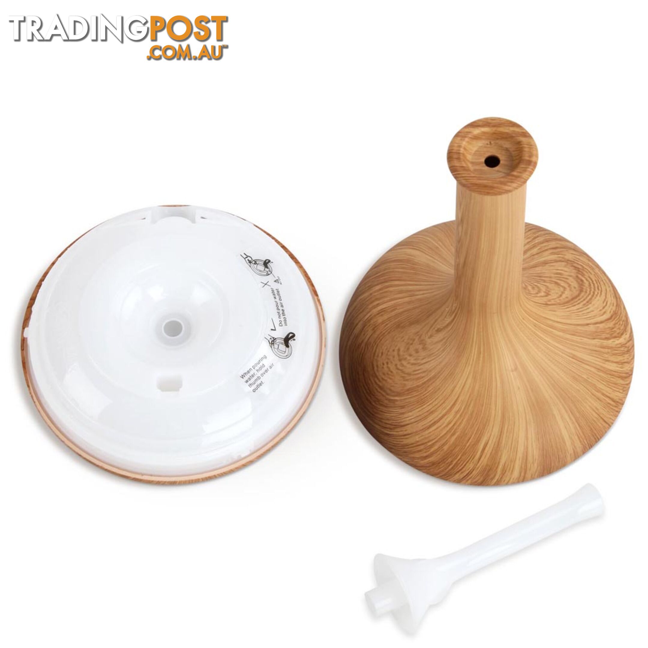 160ml 4-in-1 Aroma Diffuser Light Wood