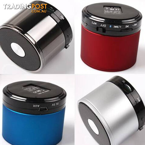 Mini Bluetooth Speaker Wireless Portable Stereo for iPhone Mobile MP3 Black - photo 3 of 3