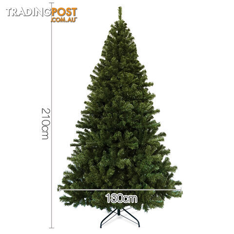 2.1M Christmas Tree 1550 Tips - Green