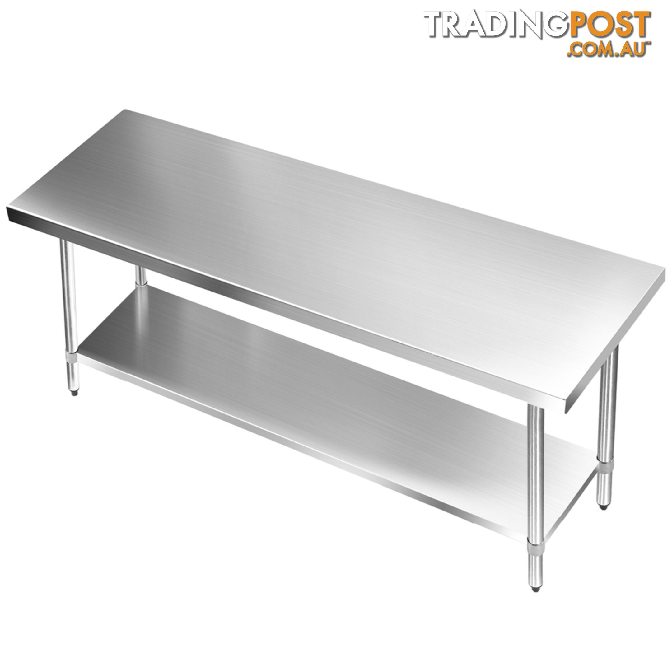 304 Stainless Steel Kitchen Work Bench Table 1829mm