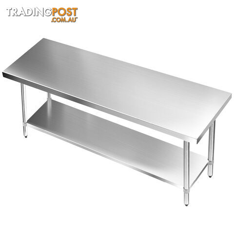 304 Stainless Steel Kitchen Work Bench Table 1829mm