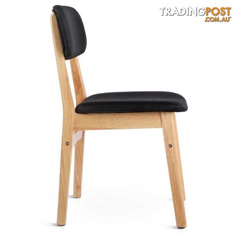 Set of 2 Replica Ari Dining Chairs - Black - photo 4 of 9