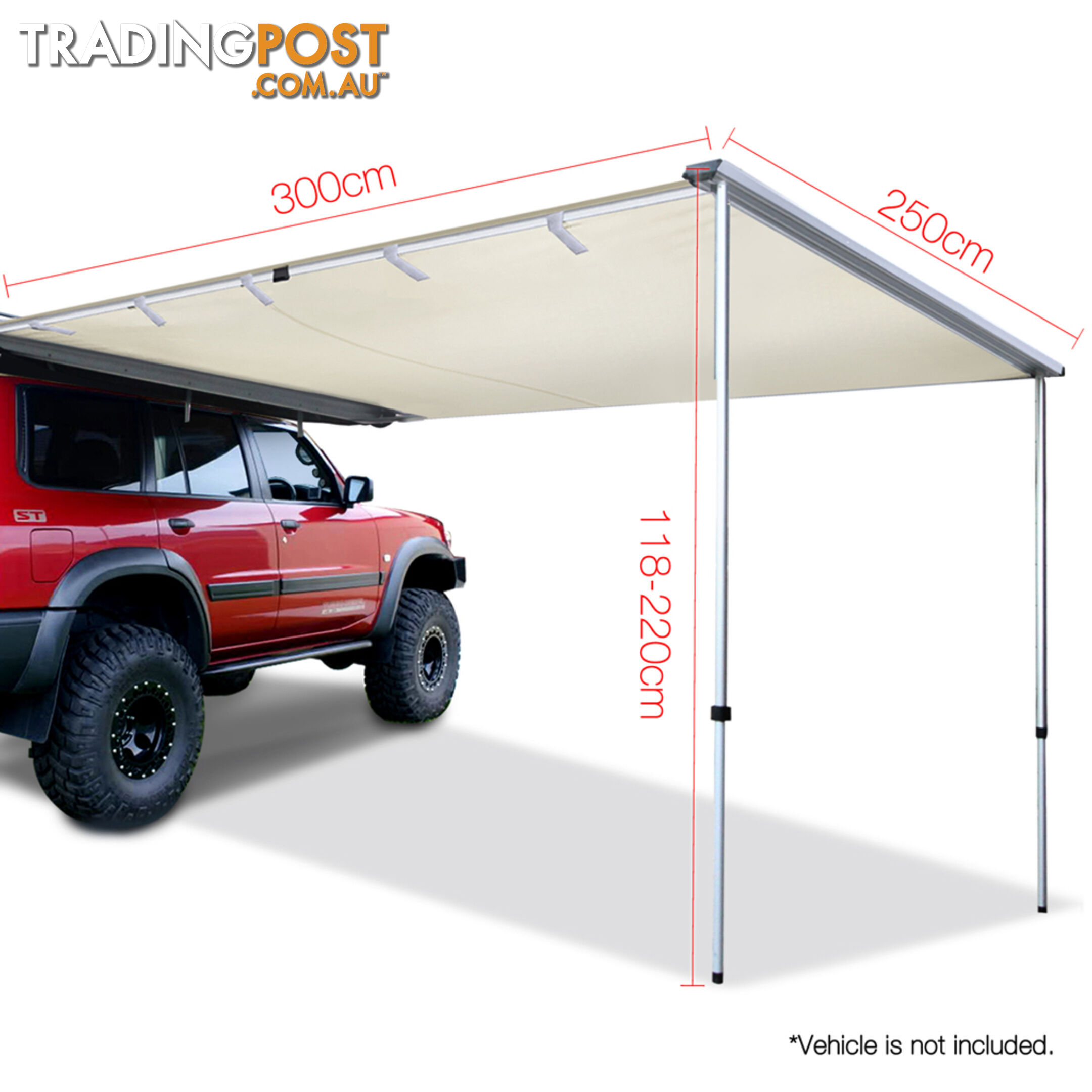 2.5X3M Car Awning  - Beige