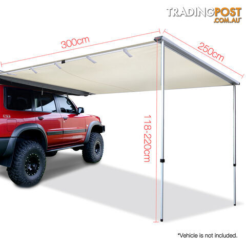 2.5X3M Car Awning  - Beige