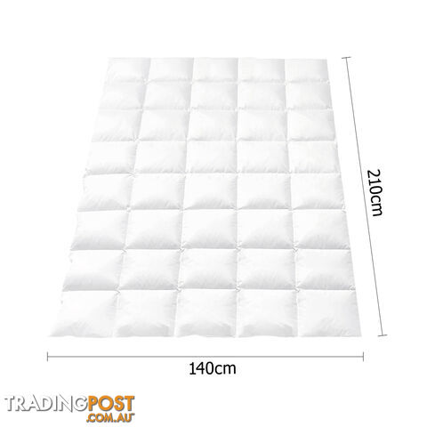 Goose Feather Down Quilt  - Single