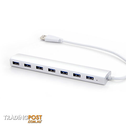 Portable slim 7-Port USB3.0 Hub (No Power)