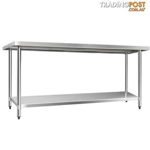 430 Stainless Steel Kitchen Work Bench Table 1829mm