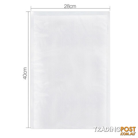100 Food Sealer Bags: 28 x 40cm - photo 2 of 4