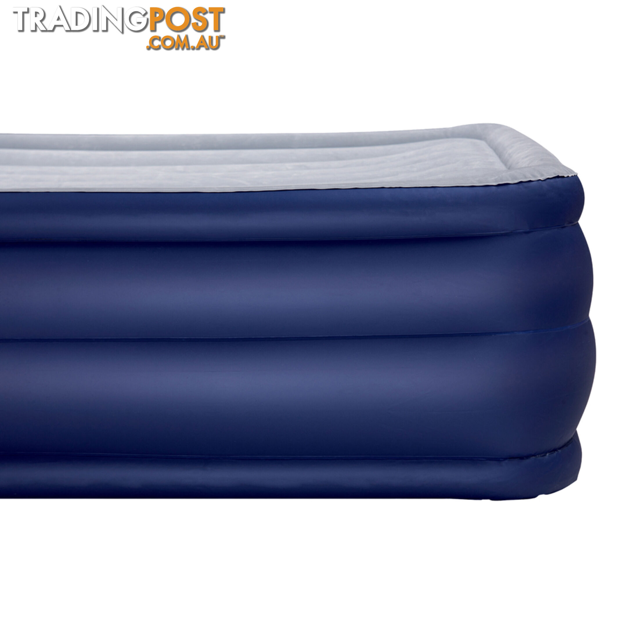 Bestway Queen Inflatable Air Mattress Bed w/ Air Pump Blue