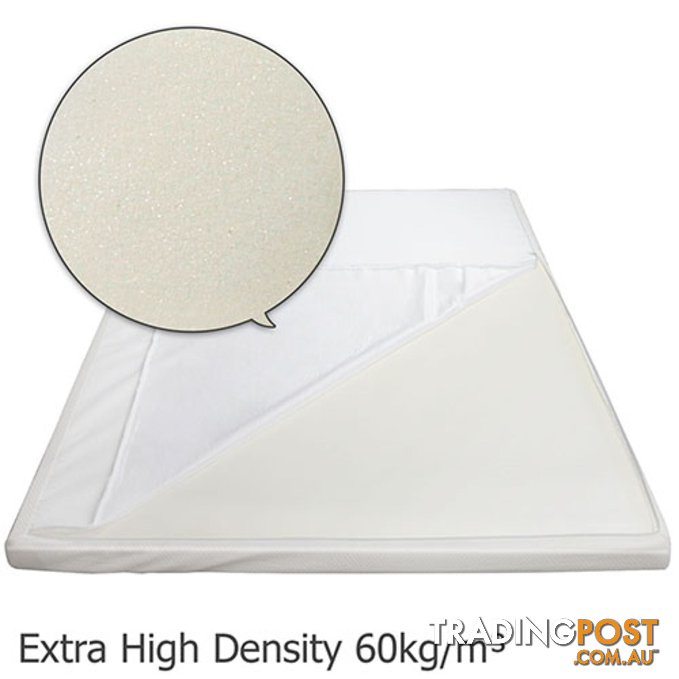 Visco Elastic Memory Foam Mattress Topper 8cm Double