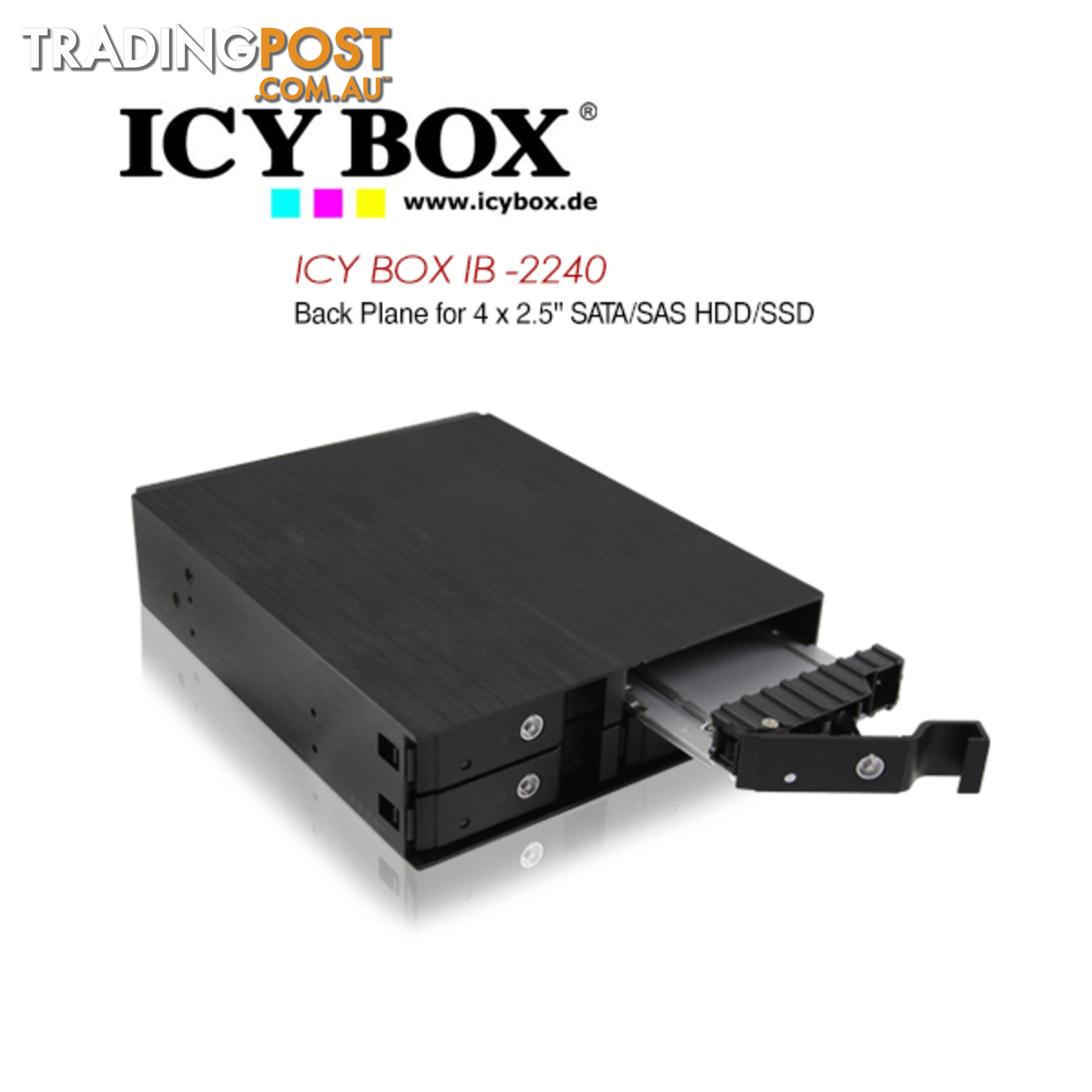 ICY BOX (IB -2240) Back Plane for 4 x 2.5 Inch SATA/SAS HDD/SSD
