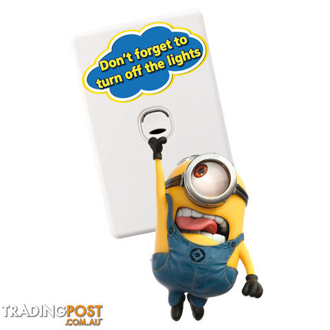 Minions Light Switch Wall Stickers - Totally Movable