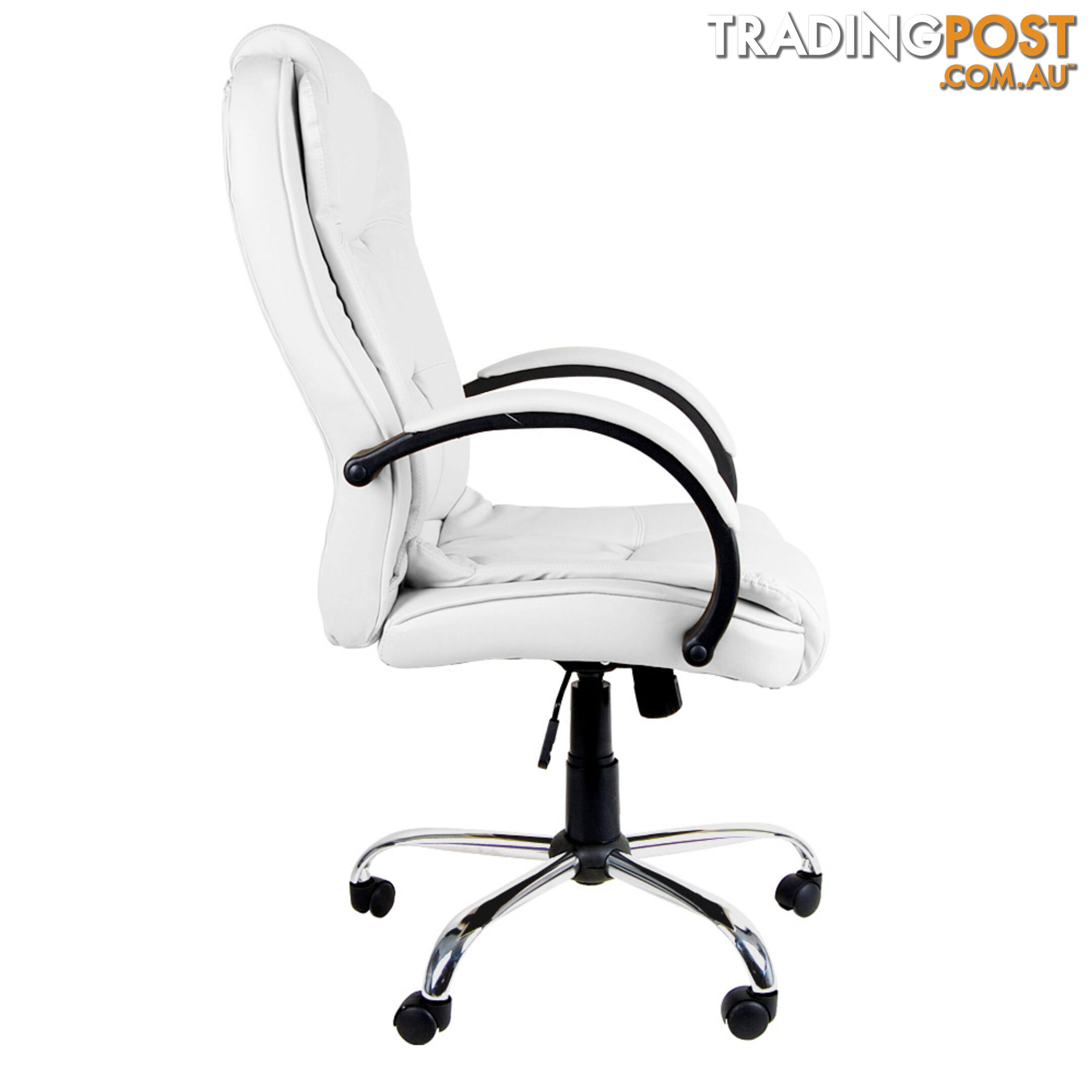 Executive PU Leather Office Computer Chair White
