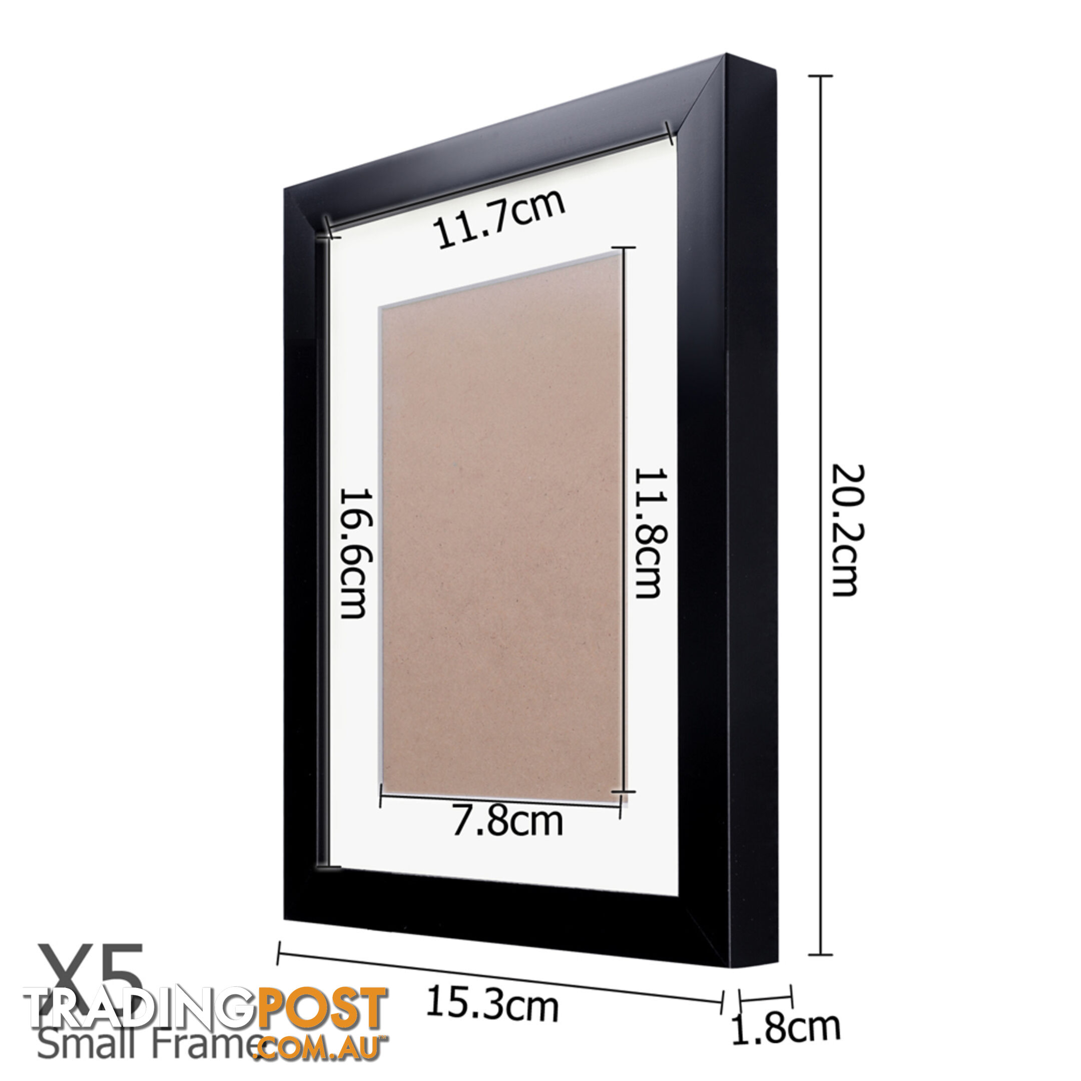 11 pcs Photo Frames Set Wall Black