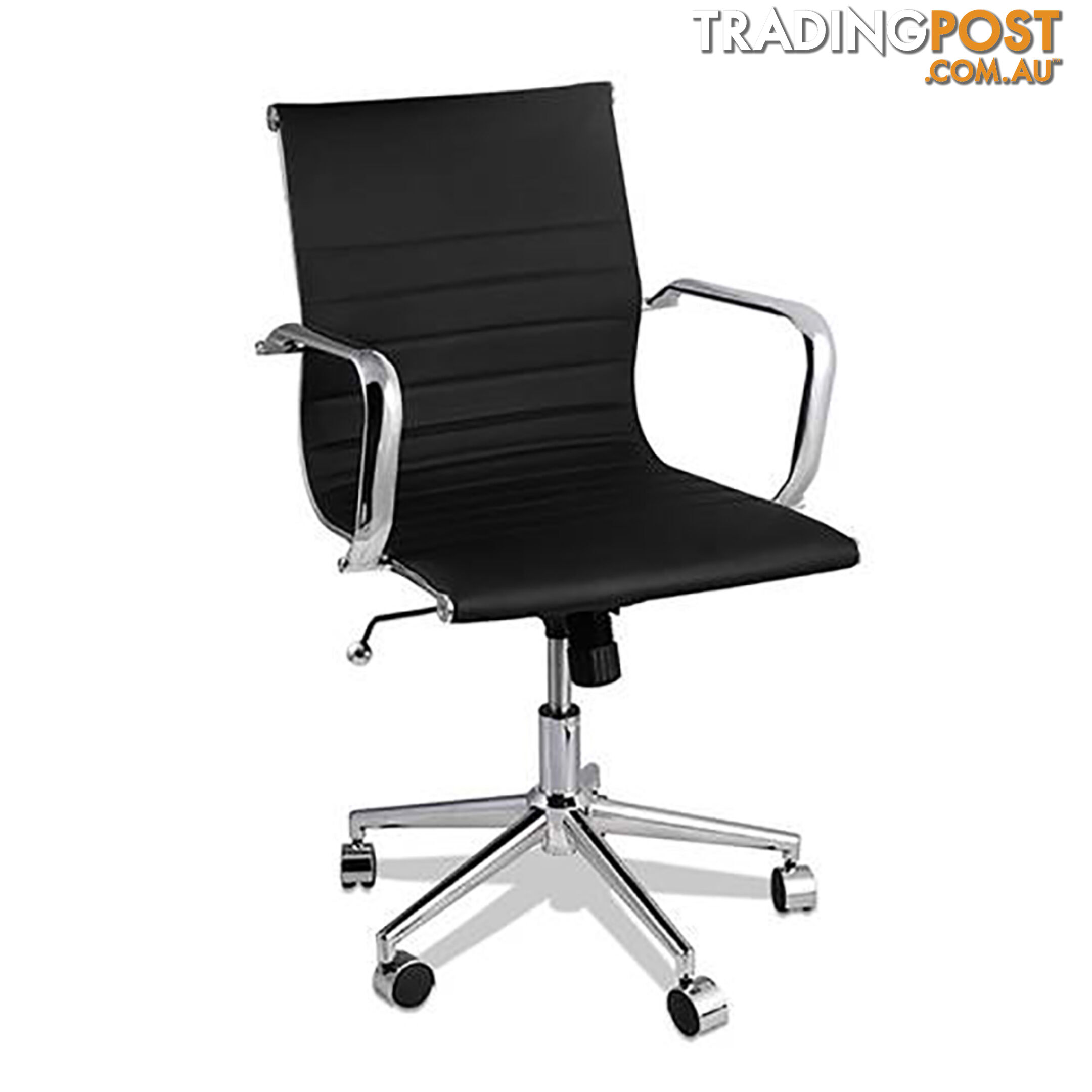 Eames Replica PU Leather Executive Designer Office Chair Black