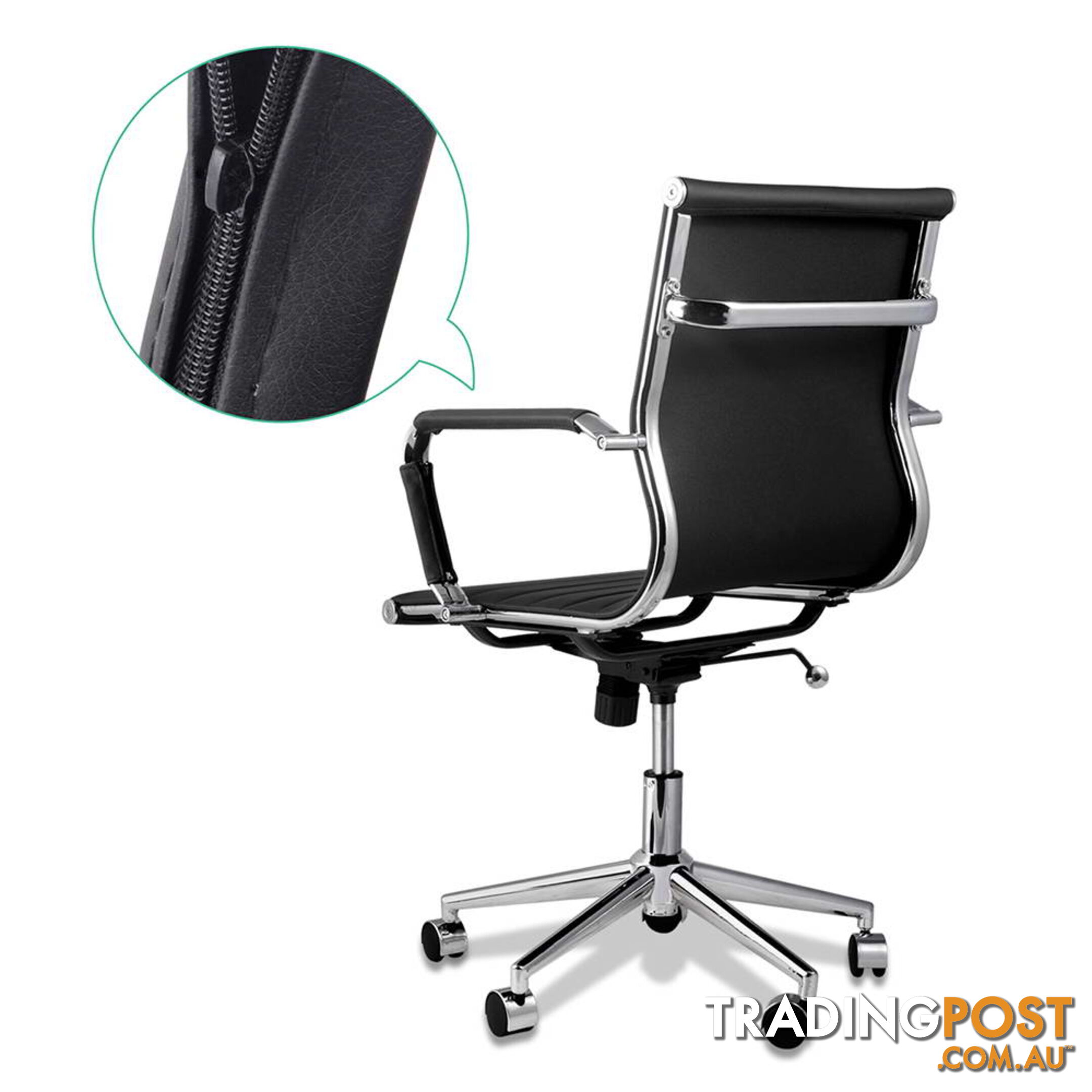 Eames Replica PU Leather Executive Designer Office Chair Black