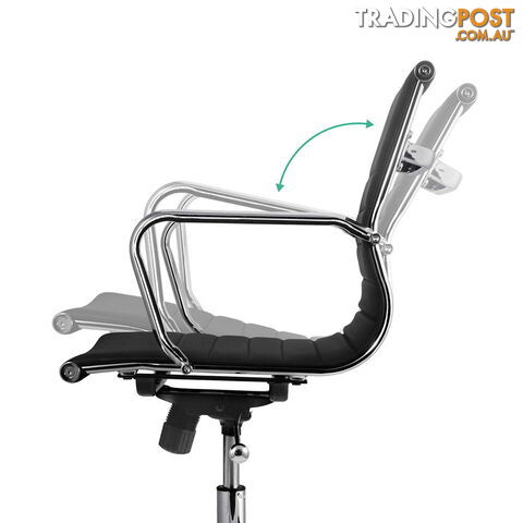 Eames Replica PU Leather Executive Designer Office Chair Black