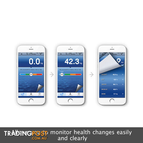 Digital Bathroom Scale w/ Wireless Bluetooth 150KG - photo 5 of 8